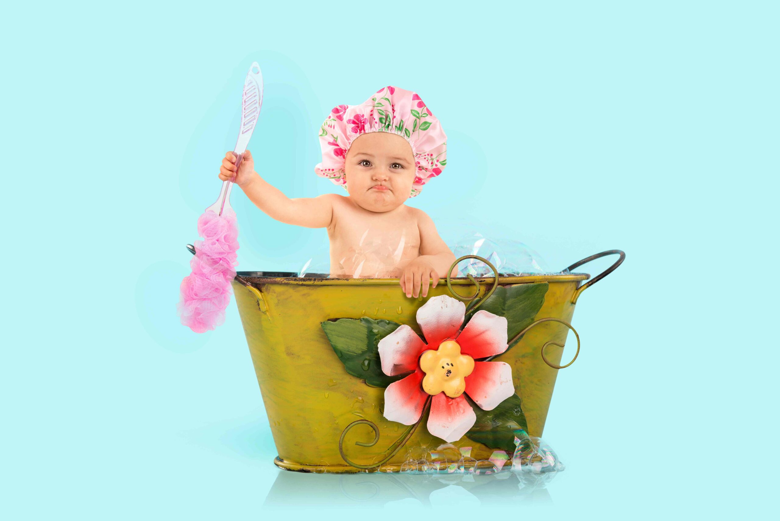 How to bathe a baby